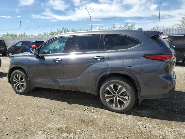 5TDGZRBH4MS155942 - 2021 TOYOTA HIGHLANDER XLE GRAY photo 2