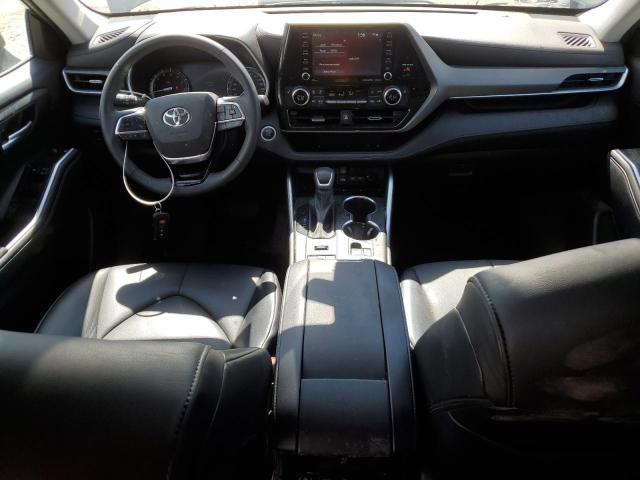 5TDGZRBH4MS155942 - 2021 TOYOTA HIGHLANDER XLE GRAY photo 8
