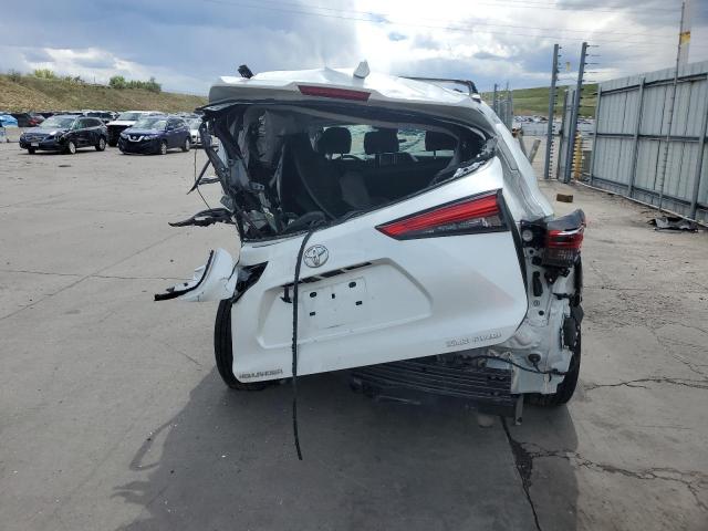 5TDHZRBH8NS176878 - 2022 TOYOTA HIGHLANDER XLE WHITE photo 6