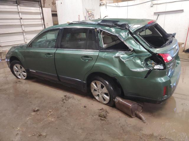 4S4BRBFC5A3378077 - 2010 SUBARU OUTBACK 2.5I PREMIUM GREEN photo 2