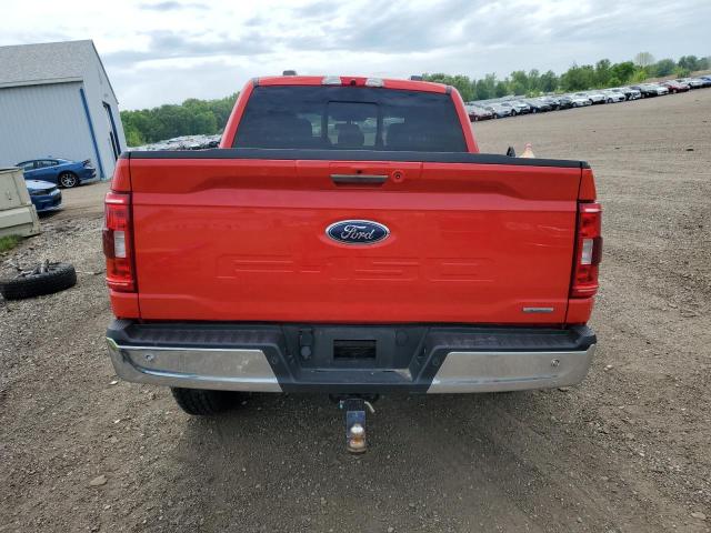 1FTEW1EP0NKD19457 - 2022 FORD F150 SUPERCREW RED photo 6