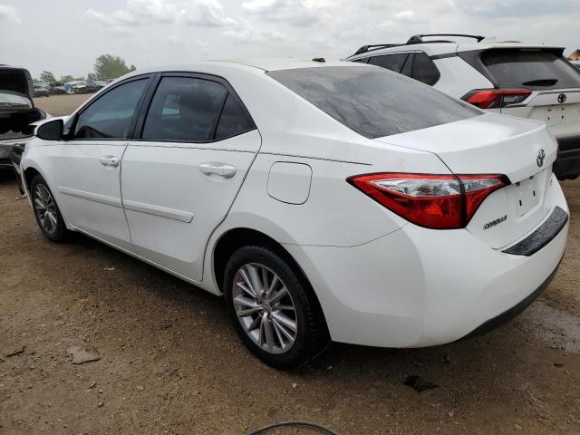 5YFBURHE3FP245374 - 2015 TOYOTA COROLLA L WHITE photo 2