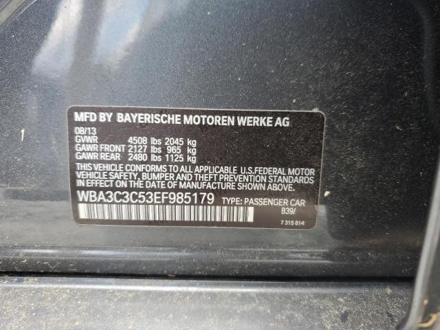 WBA3C3C53EF985179 - 2014 BMW 320 I XDRIVE GRAY photo 12