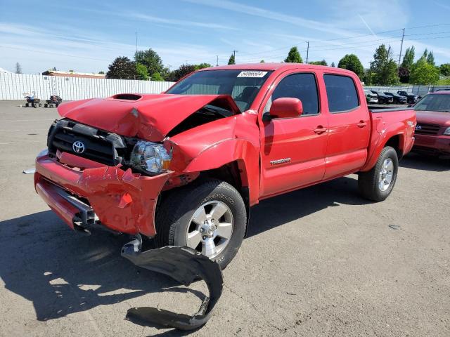 5TEJU62N15Z067931 - 2005 TOYOTA TACOMA DOUBLE CAB PRERUNNER RED photo 1