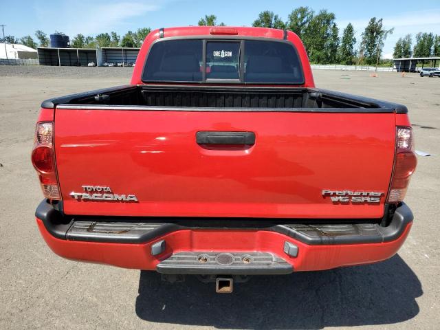 5TEJU62N15Z067931 - 2005 TOYOTA TACOMA DOUBLE CAB PRERUNNER RED photo 6