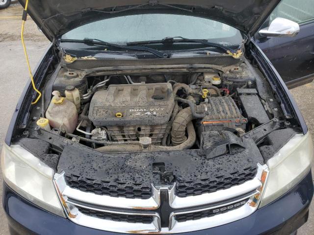 1B3BD4FB4BN554159 - 2011 DODGE AVENGER EXPRESS BLUE photo 11