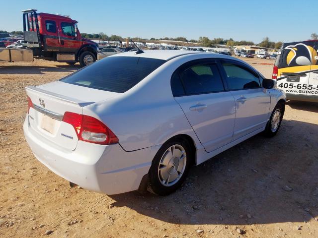 JHMFA36269S015412 - 2009 HONDA CIVIC HYBRID  photo 4