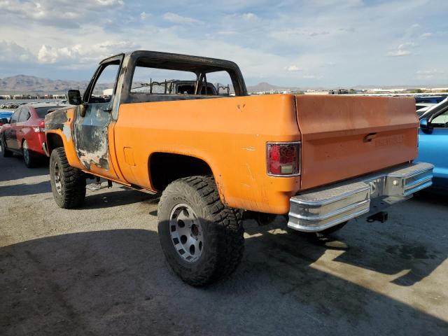 1GCEK14D9BS182467 - 1981 CHEVROLET K10 ORANGE photo 2