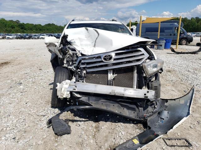 5TDYK3EH2DS120544 - 2013 TOYOTA HIGHLANDER LIMITED WHITE photo 5