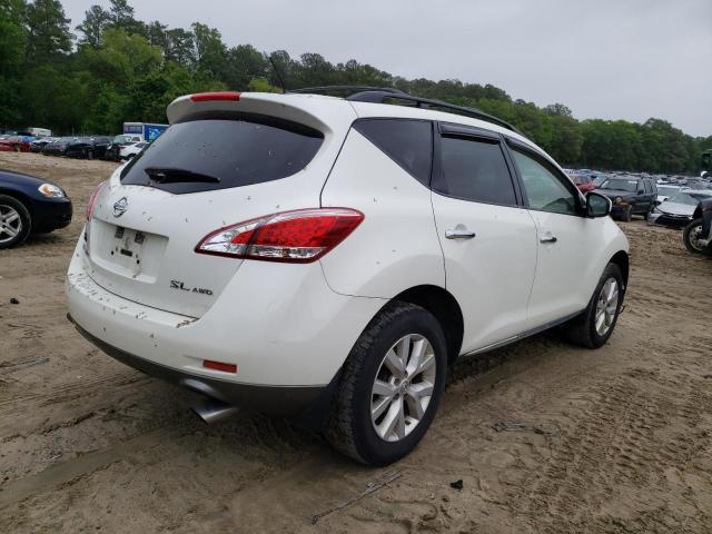 JN8AZ1MW6EW519593 - 2014 NISSAN MURANO S WHITE photo 3