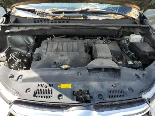 5TDJKRFHXES012273 - 2014 TOYOTA HIGHLANDER XLE GREEN photo 12