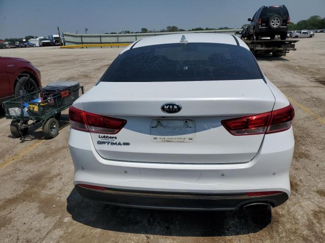 5XXGT4L32GG005888 - 2016 KIA OPTIMA LX WHITE photo 6