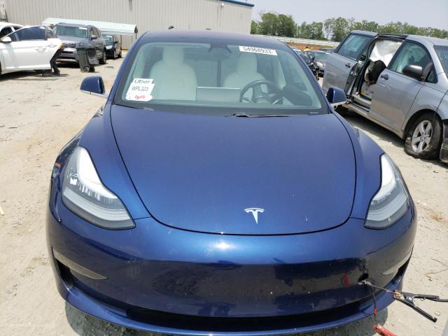 5YJ3E1EA4JF155773 - 2018 TESLA MODEL 3 BLUE photo 5