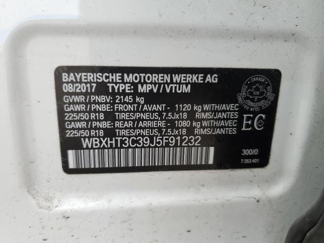 WBXHT3C39J5F91232 - 2018 BMW X1 XDRIVE28I Weiß Foto 14