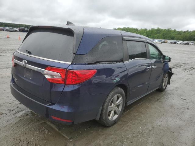 5FNRL6H73JB043043 - 2018 HONDA ODYSSEY EXL BLUE photo 3