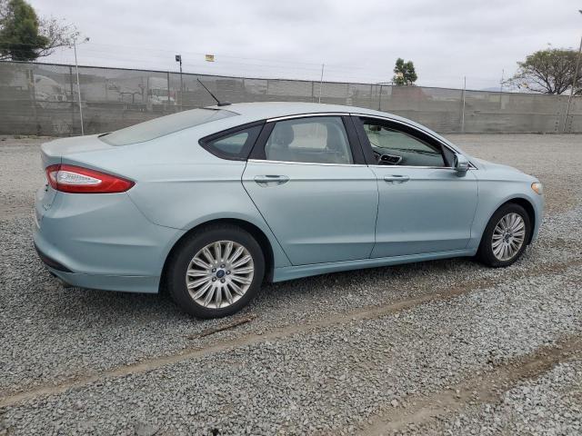 3FA6P0LU1DR142826 - 2013 FORD FUSION SE HYBRID TURQUOISE photo 3