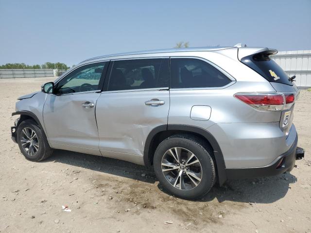 5TDJKRFH7GS339541 - 2016 TOYOTA HIGHLANDER XLE SILVER photo 2