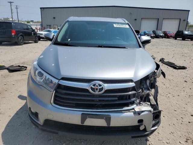 5TDJKRFH7GS339541 - 2016 TOYOTA HIGHLANDER XLE SILVER photo 5