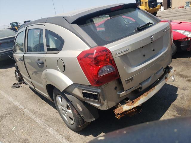 1B3HB28A29D181485 - 2009 DODGE CALIBER SE BEIGE photo 2