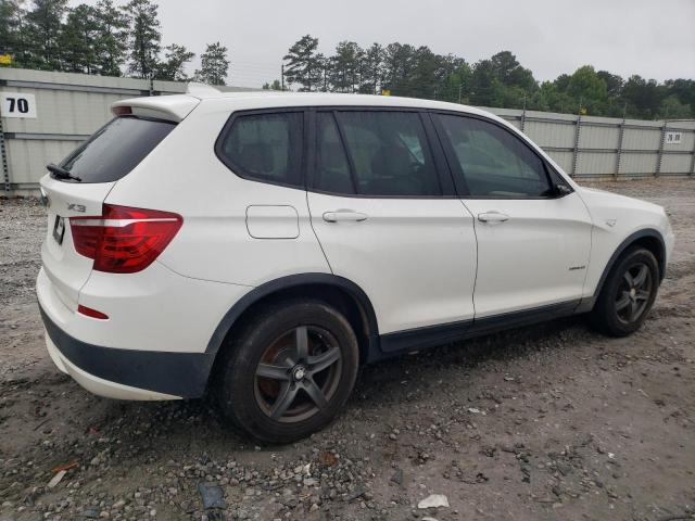 5UXWX5C58CL723283 - 2012 BMW X3 XDRIVE28I WHITE photo 3