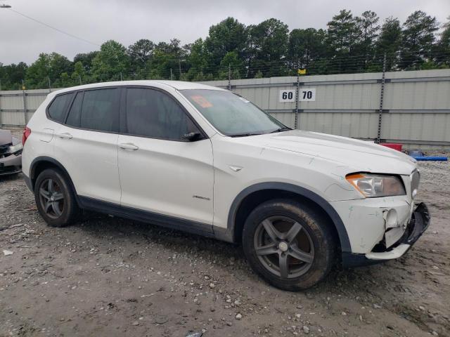 5UXWX5C58CL723283 - 2012 BMW X3 XDRIVE28I WHITE photo 4