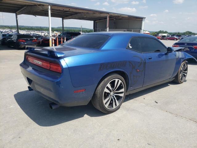 2B3CJ4DV3AH260740 - 2010 DODGE CHALLENGER SE BLUE photo 3