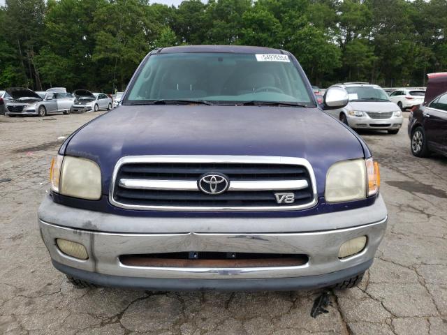 5TBRT3418YS044493 - 2000 TOYOTA TUNDRA ACCESS CAB ლურჯი ფოტო 5