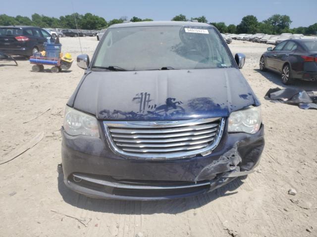 2C4RC1CG6DR695447 - 2013 CHRYSLER TOWN & COU TOURING L BLUE photo 5