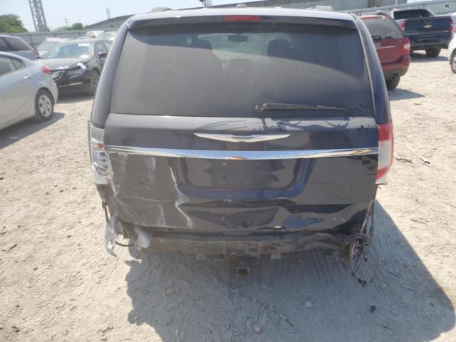 2C4RC1CG6DR695447 - 2013 CHRYSLER TOWN & COU TOURING L BLUE photo 6