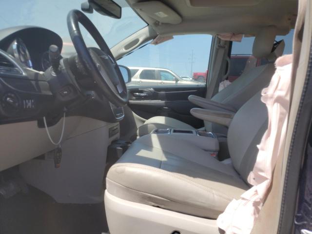 2C4RC1CG6DR695447 - 2013 CHRYSLER TOWN & COU TOURING L BLUE photo 7