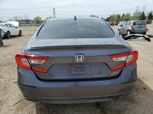 1HGCV2F98JA036872 - 2018 HONDA ACCORD TOURING 灰色 照片 6