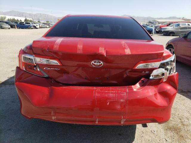 4T4BF1FK5DR276082 - 2013 TOYOTA CAMRY L RED photo 6