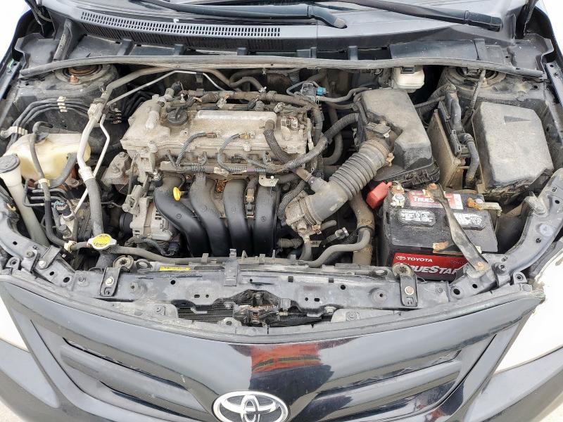 5YFBU4EE9CP011341 - 2012 TOYOTA COROLLA BASE أسود صورة 11
