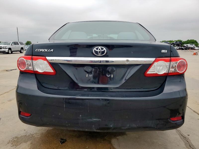 5YFBU4EE9CP011341 - 2012 TOYOTA COROLLA BASE أسود صورة 6