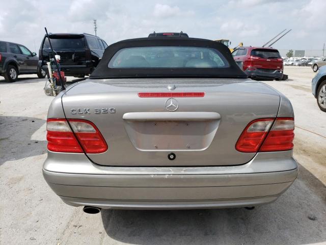 WDBLK65G83T143084 - 2003 MERCEDES-BENZ CLK 320 SILVER photo 6