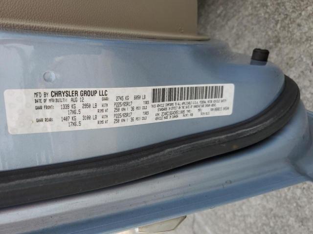 2C4RC1BG4DR511009 - 2013 CHRYSLER TOWN & COU TOURING 蓝色 照片 13