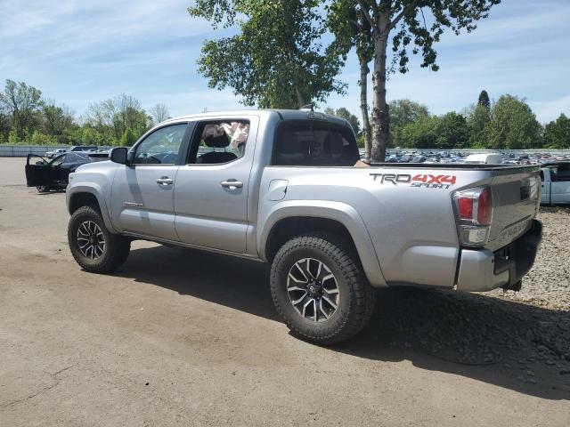 5TFCZ5AN7LX235727 - 2020 TOYOTA TACOMA DOUBLE CAB SILVER photo 2