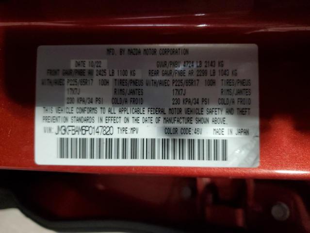 JM3KFBAM6P0147820 - 2023 MAZDA CX-5 RED photo 13