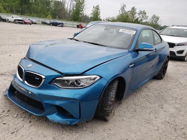 WBS1H9C51HV886698 - 2017 BMW M2 BLUE photo 1
