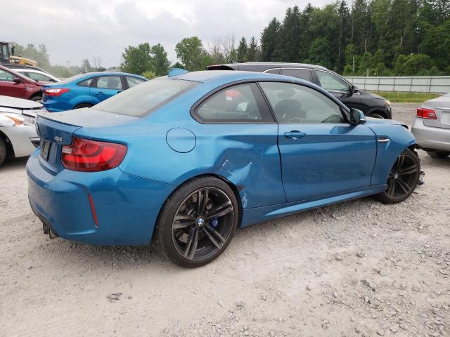 WBS1H9C51HV886698 - 2017 BMW M2 BLUE photo 3