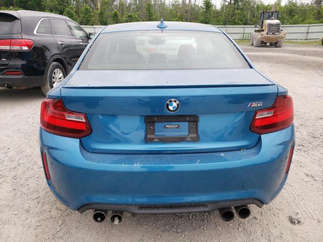 WBS1H9C51HV886698 - 2017 BMW M2 BLUE photo 6