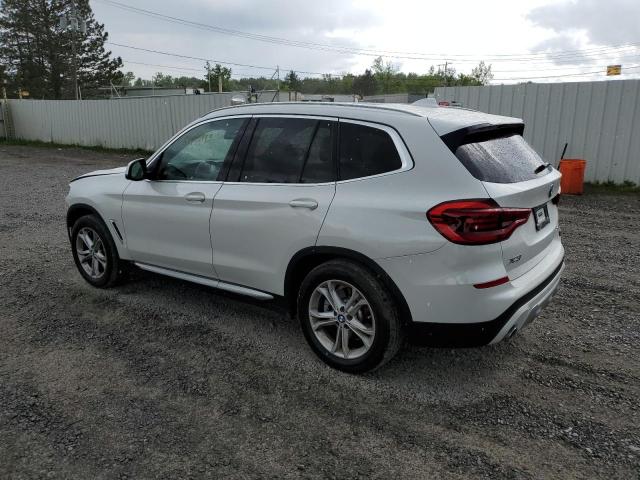 5UXTY5C05M9F80220 - 2021 BMW X3 XDRIVE30I WHITE photo 2