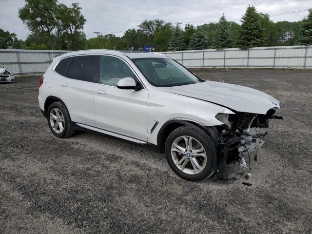 5UXTY5C05M9F80220 - 2021 BMW X3 XDRIVE30I WHITE photo 4