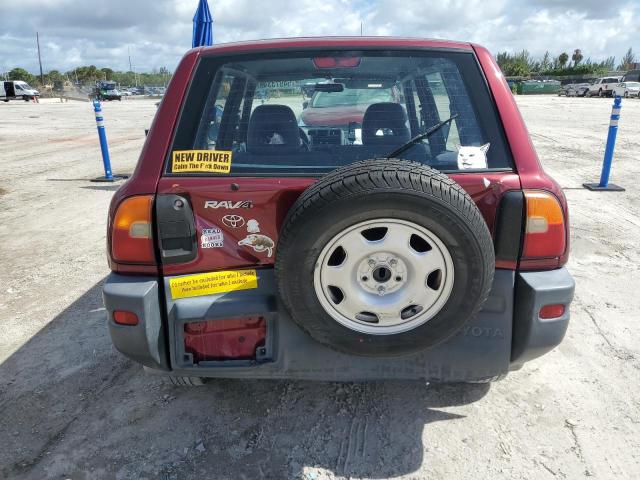 JT3GP10V2T7003526 - 1996 TOYOTA RAV4 RED photo 6