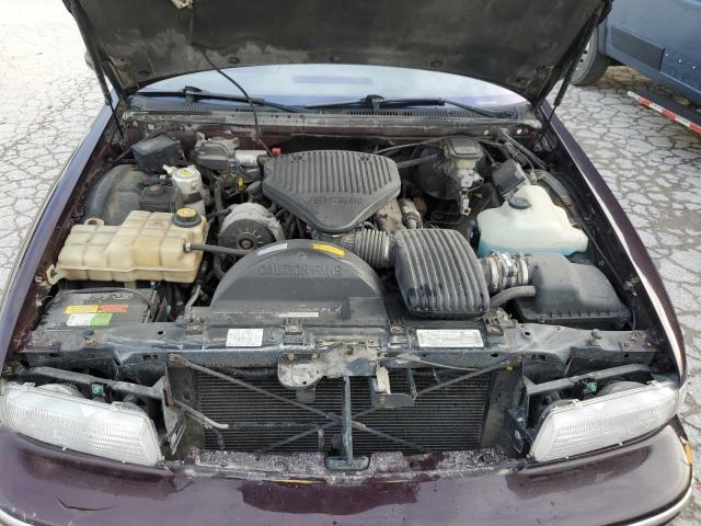 1G1BL52P7TR191268 - 1996 CHEVROLET CAPRICE / CLASSIC SS PURPLE photo 11