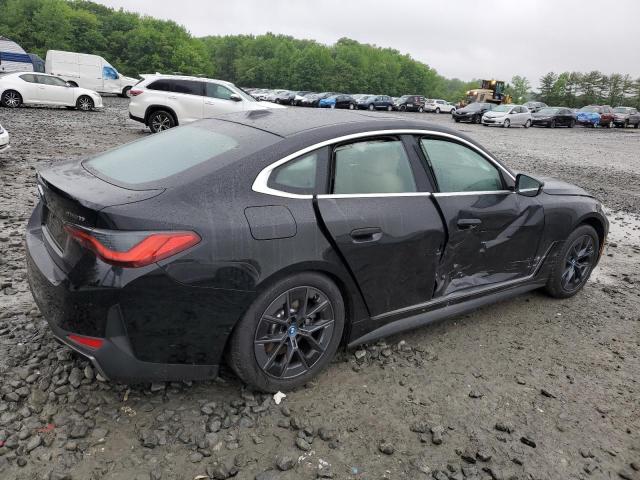 WBY43AW05RFS84773 - 2024 BMW I4 EDRIVE 35 Սև լուսանկար 3