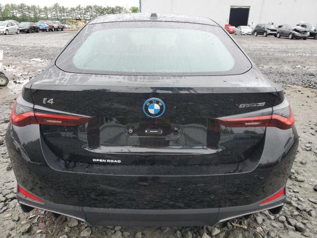 WBY43AW05RFS84773 - 2024 BMW I4 EDRIVE 35 Սև լուսանկար 6