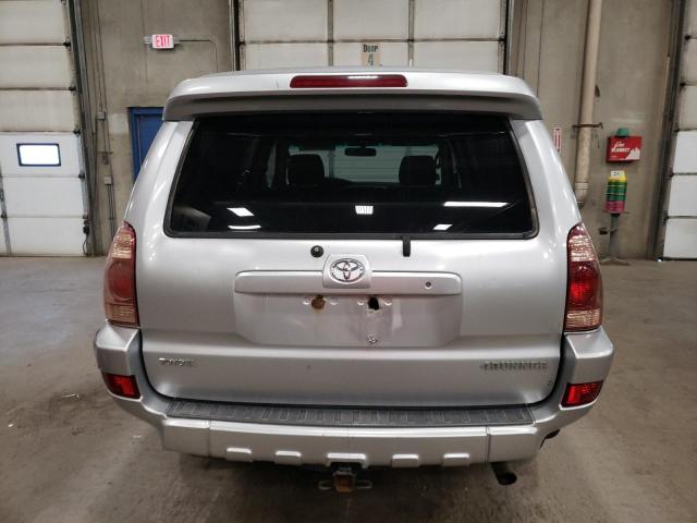 JTEBU14RX58045284 - 2005 TOYOTA 4RUNNER SR5 SILVER photo 6