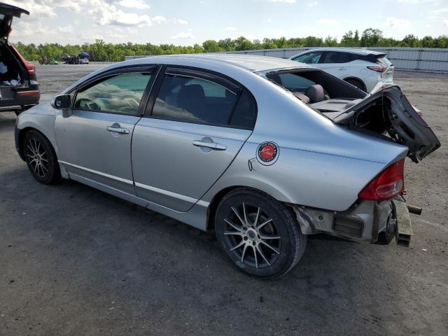 2HGFA15568H301172 - 2008 HONDA CIVIC LX SILVER photo 2