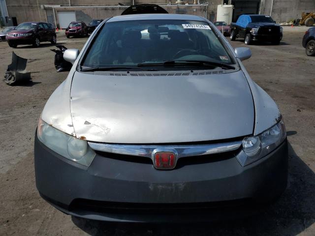 2HGFA15568H301172 - 2008 HONDA CIVIC LX SILVER photo 5